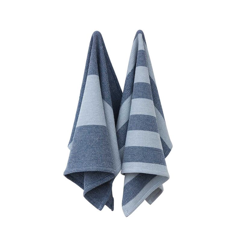 Wallace Cotton Wilson Waffle Tea Towel Set Of 2 image number 0